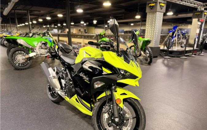 2026 Kawasaki Ninja 500 ABS Metallic Yellowish Green/Ebony SE ABS