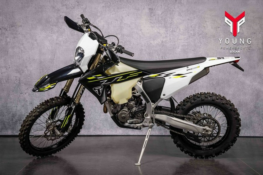 2026 Triumph TF 450-E Jet Black/Pure White