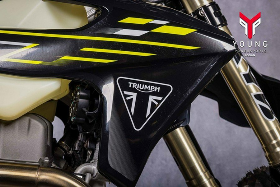 2026 Triumph TF 450-E Jet Black/Pure White