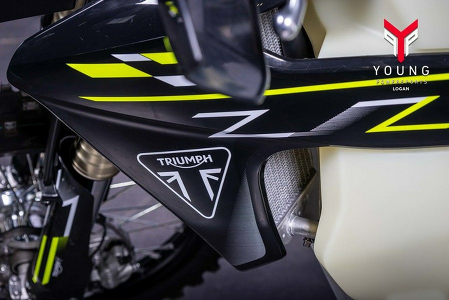2026 Triumph TF 450-E Jet Black/Pure White