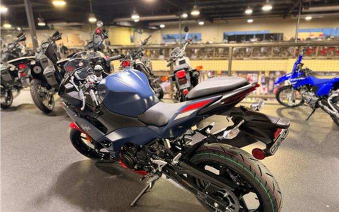 2026 Kawasaki Ninja 500 ABS Metallic Matte Twilight Blue SE ABS