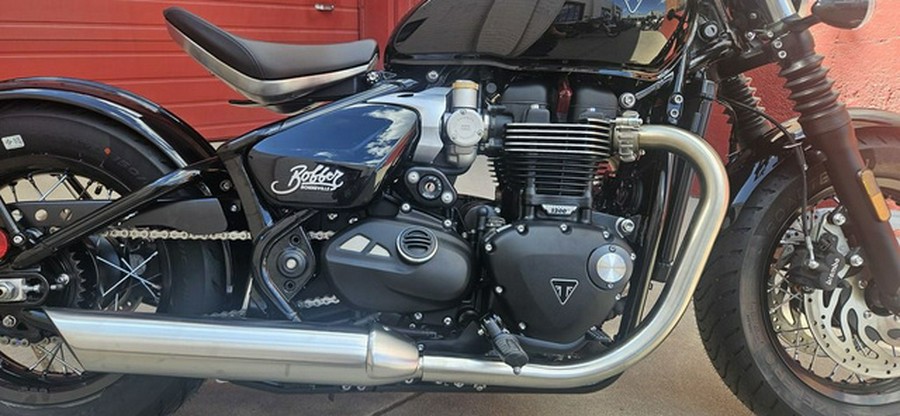 2026 Triumph Bonneville Bobber Jet Black