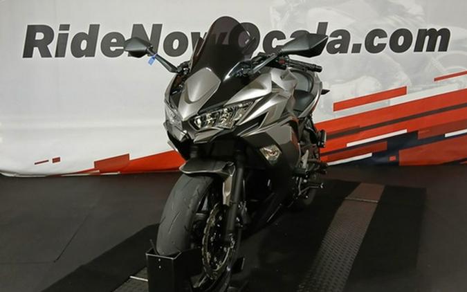 2021 Kawasaki Ninja 650 Metallic Graphite Gray/Metallic Spark Black Metallic Graphite GrayMetallic Spark B