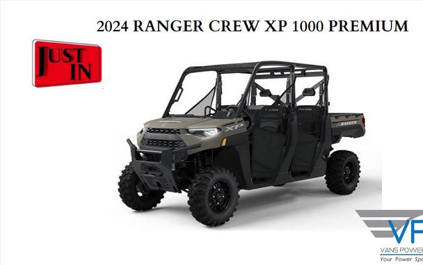 2024 Polaris Industries RANGER CREW XP 1000 PREM - DESERT SAND Premium