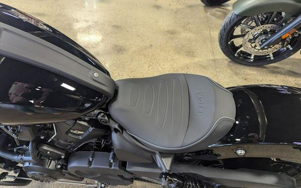 New 2025 INDIAN MOTORCYCLE SCOUT BOBBER BLACK METALLIC BASE