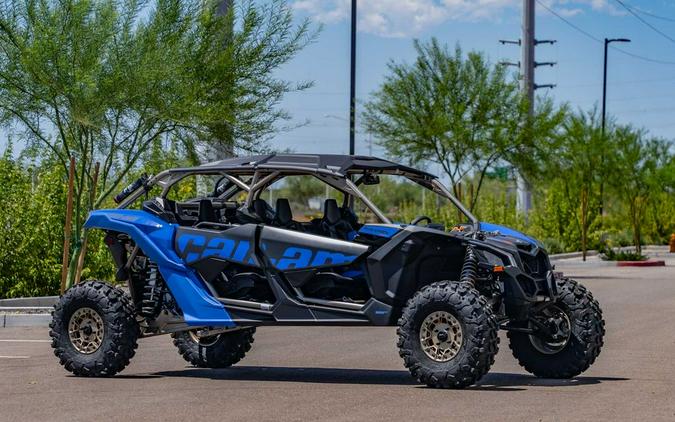 2024 Can-Am® Maverick X3 MAX X rs Turbo RR with Smart-Shox Dazzling Blue & Carbon Black