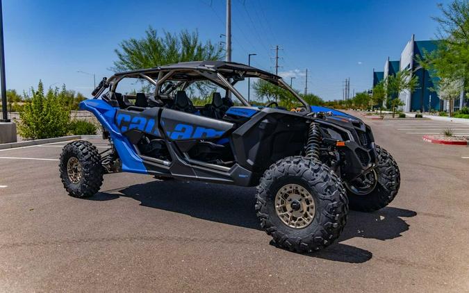 2024 Can-Am® Maverick X3 MAX X rs Turbo RR with Smart-Shox Dazzling Blue & Carbon Black