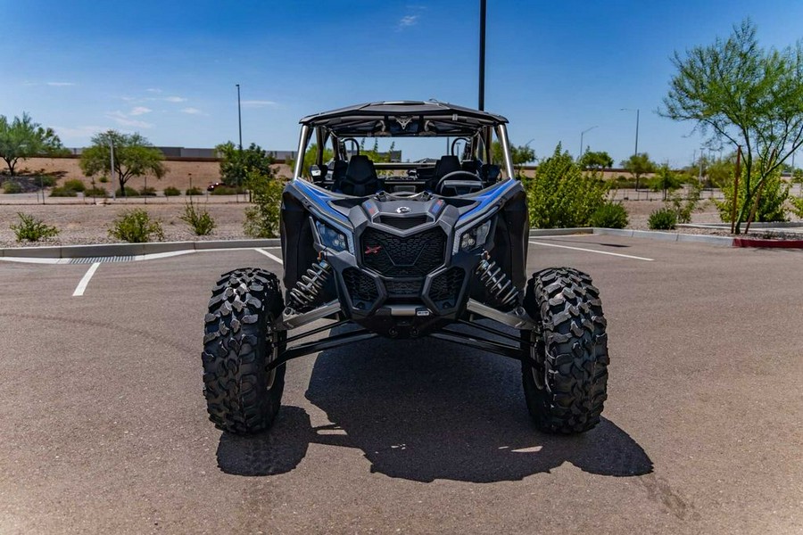 2024 Can-Am® Maverick X3 MAX X rs Turbo RR with Smart-Shox Dazzling Blue & Carbon Black