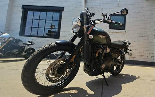2018 Triumph Street Scrambler Matte Khaki Green