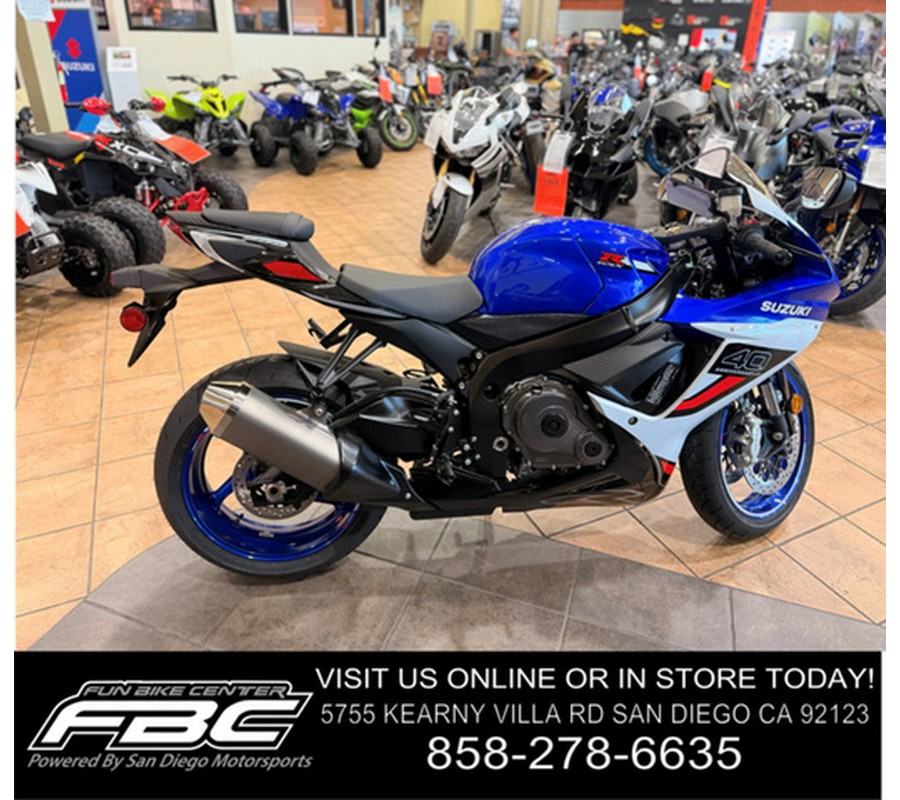2026 Suzuki GSX-R600Z 600Z 40th Anniversary Edition