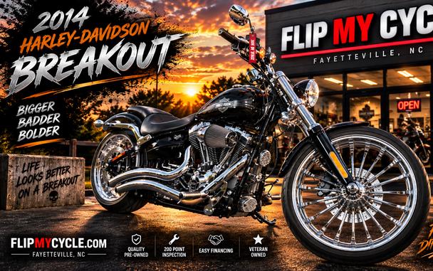 2014 HARLEY-DAVIDSON FXSB BREAKOUT - F019656