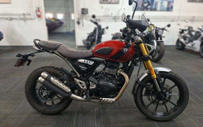 2025 Triumph Scrambler 400 X