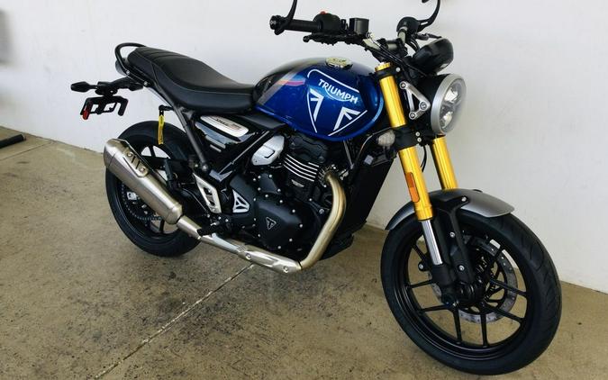 2024 Triumph Speed 400 Caspian Blue / Storm Grey