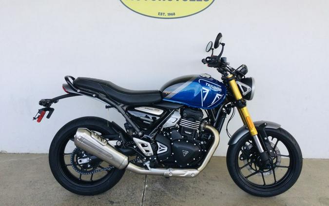 2024 Triumph Speed 400 Caspian Blue / Storm Grey