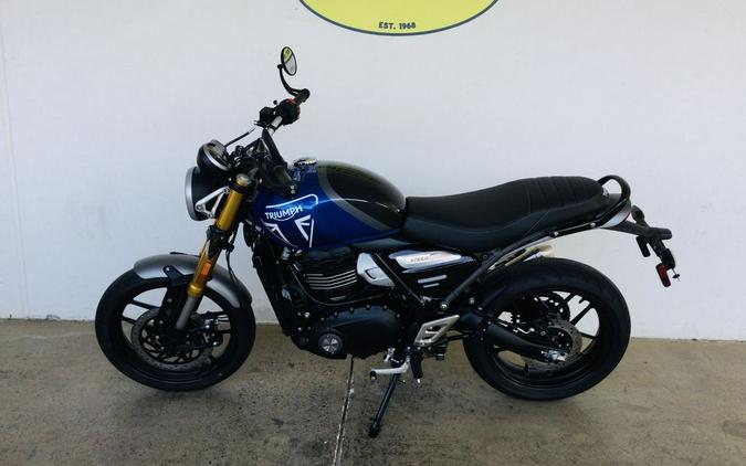 2024 Triumph Speed 400 Caspian Blue / Storm Grey