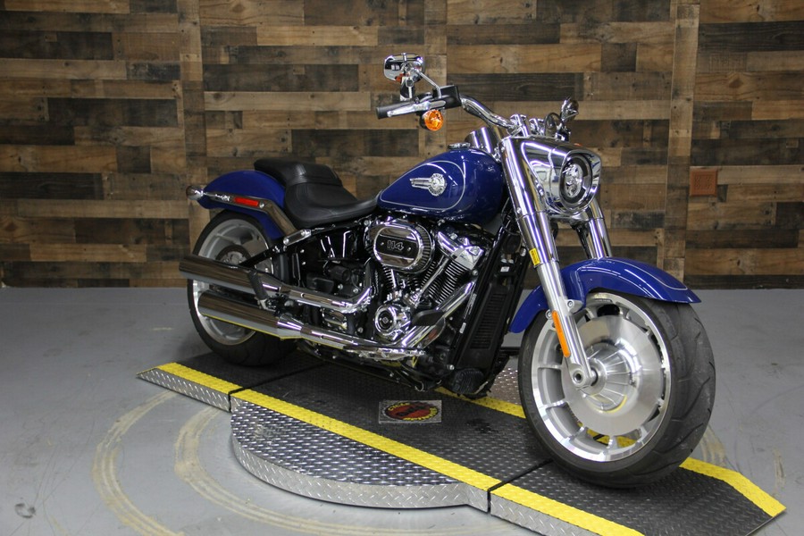 2023 Harley-Davidson Fat Boy 114 Bright Billiard Blue