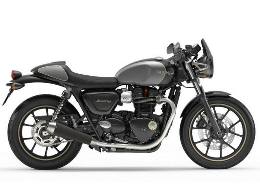 2017 Triumph Street Cup Jet Black/Silver Ice