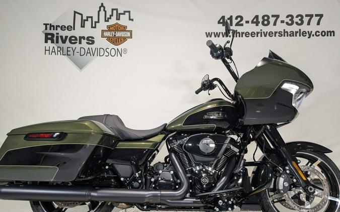 2026 Harley-Davidson® Road Glide® Olive Steel Metallic / Vivid Black - Black Finish