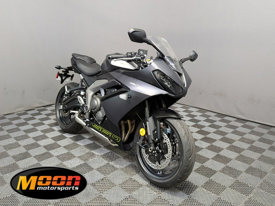 2025 Triumph Daytona 660 Satin Granite/Satin Black 660 Satin GraniteSatin Jet Black