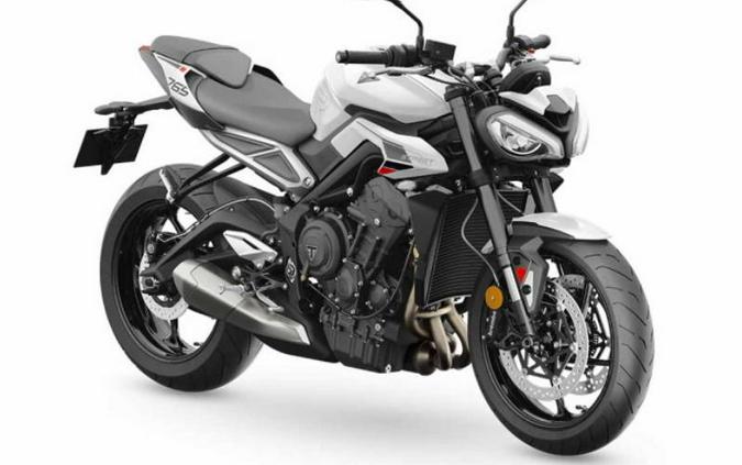 2024 Triumph Street Triple 765 R Crystal White