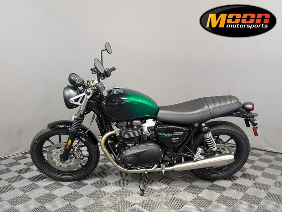 2024 Triumph Speed Twin 900 Competition Green/Phantom Black Phantom GreenSilver Green