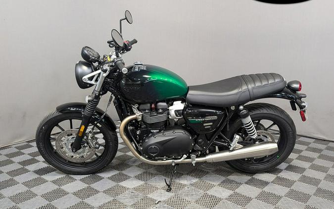 2024 Triumph Speed Twin 900 Competition Green/Phantom Black Phantom GreenSilver Green