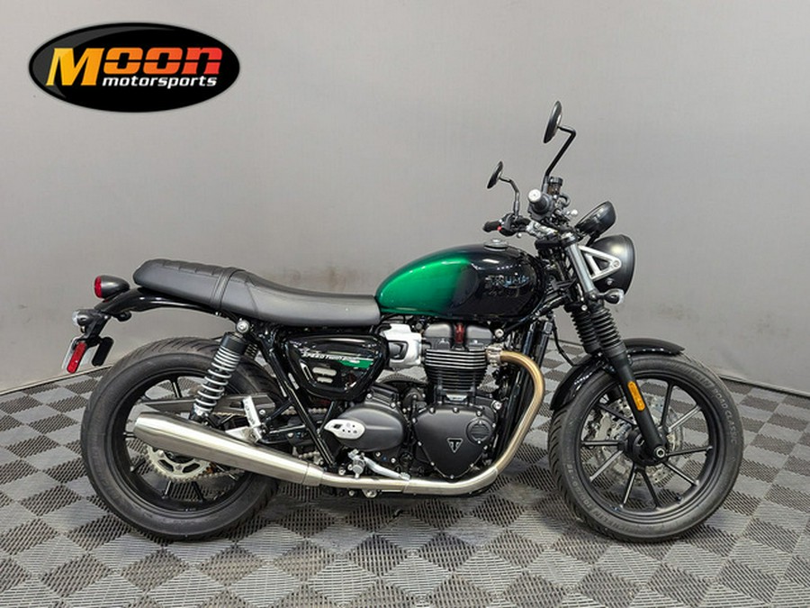 2024 Triumph Speed Twin 900 Competition Green/Phantom Black Phantom GreenSilver Green