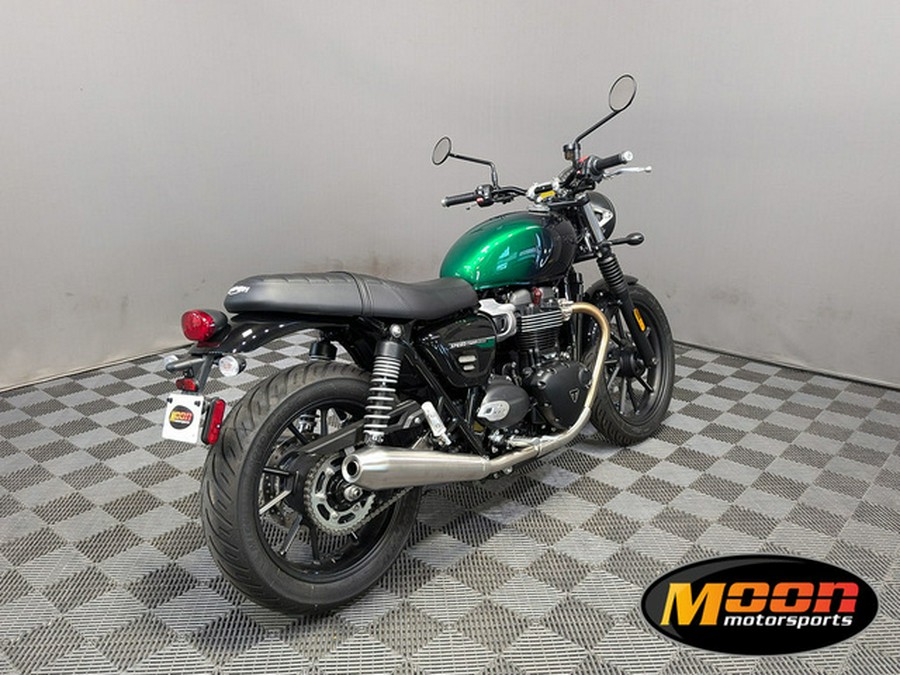 2024 Triumph Speed Twin 900 Competition Green/Phantom Black Phantom GreenSilver Green