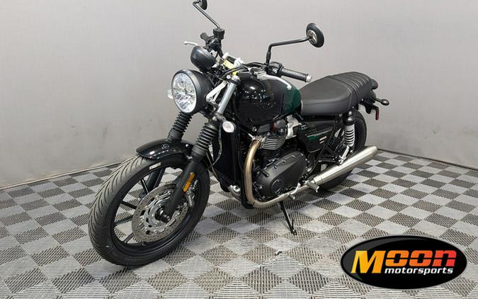 2024 Triumph Speed Twin 900 Competition Green/Phantom Black Phantom GreenSilver Green