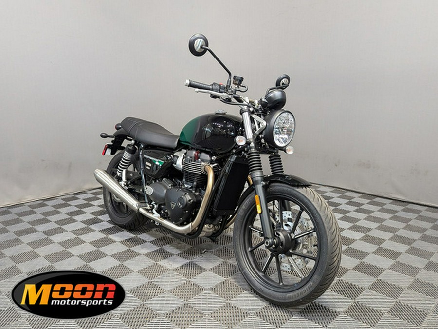 2024 Triumph Speed Twin 900 Competition Green/Phantom Black Phantom GreenSilver Green