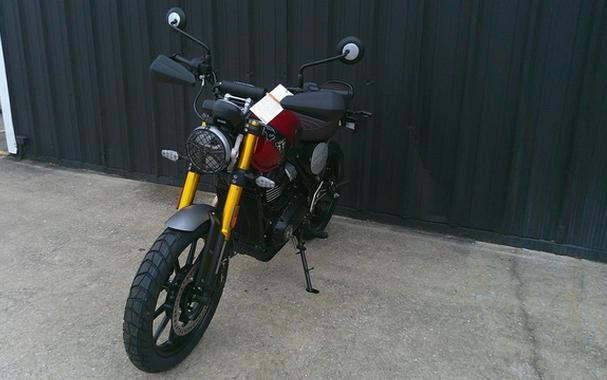 2025 Triumph Scrambler 400 X Carnival Red / Phantom Black