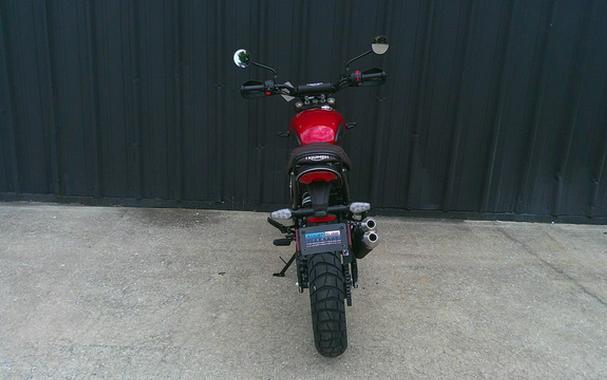 2025 Triumph Scrambler 400 X Carnival Red / Phantom Black