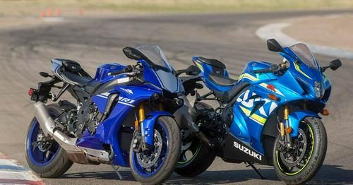 2017 Suzuki GSX-R1000R vs. 2017 Yamaha YZF-R1 Comparison Review...