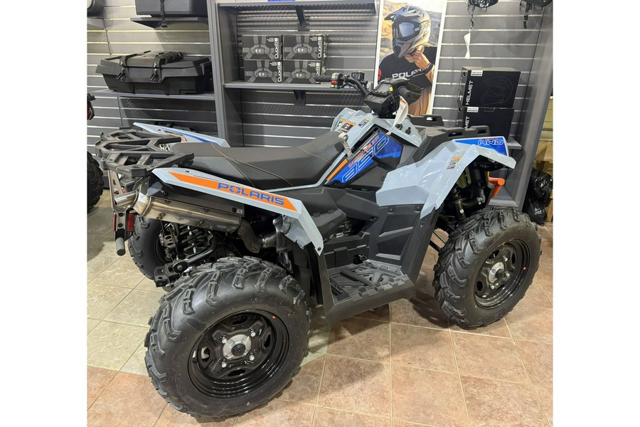 2025 Polaris Scrambler® 850 - Storm Gray / Radar Blue