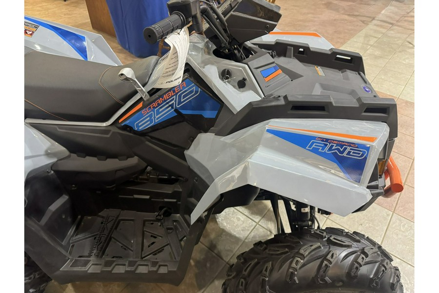 2025 Polaris Scrambler® 850 - Storm Gray / Radar Blue