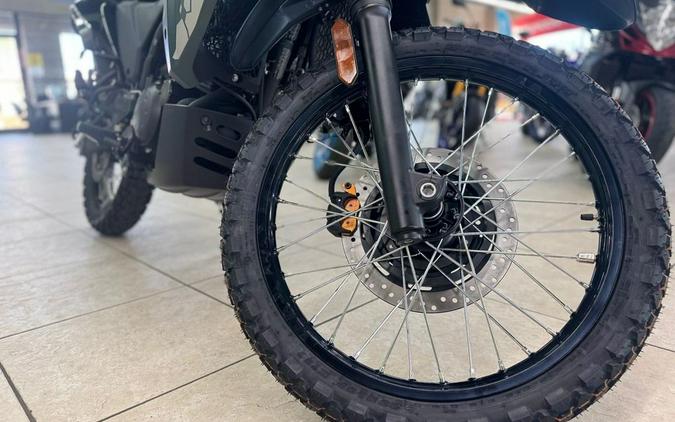 2025 Kawasaki KLR®650 Metallic Matte Old School Green