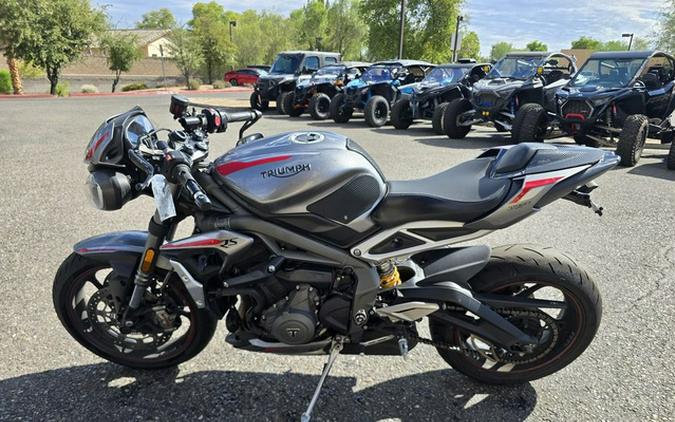 2021 Triumph Street Triple RS Silver Ice RS