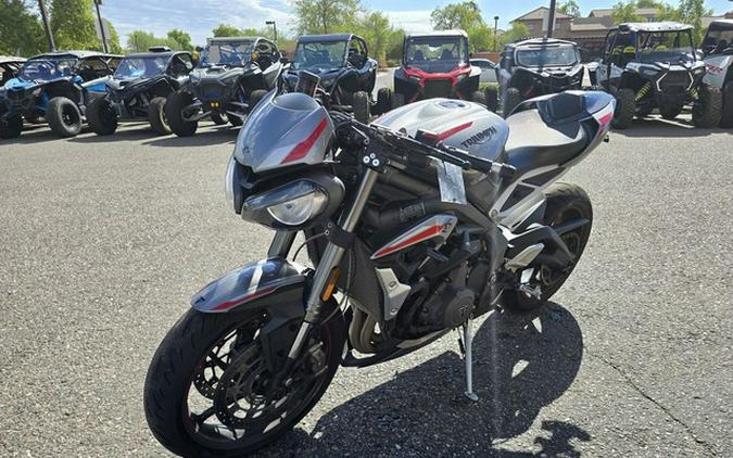 2021 Triumph Street Triple RS Silver Ice RS