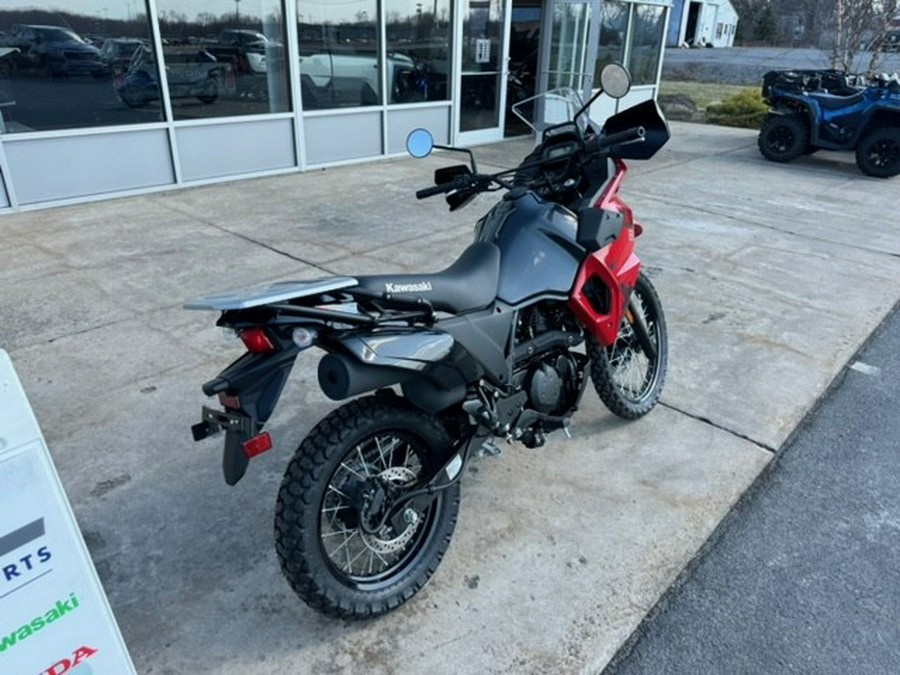 2024 Kawasaki KLR 650 ABS Firecracker Red/Metallic Carbon Gray