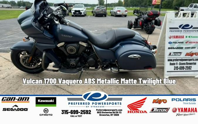 2024 Kawasaki Vulcan 1700 Vaquero ABS Metallic Matte Twilight Blue