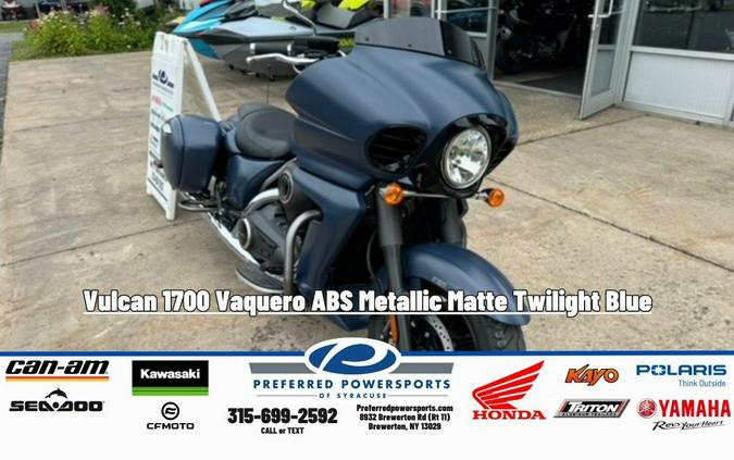 2024 Kawasaki Vulcan 1700 Vaquero ABS Metallic Matte Twilight Blue