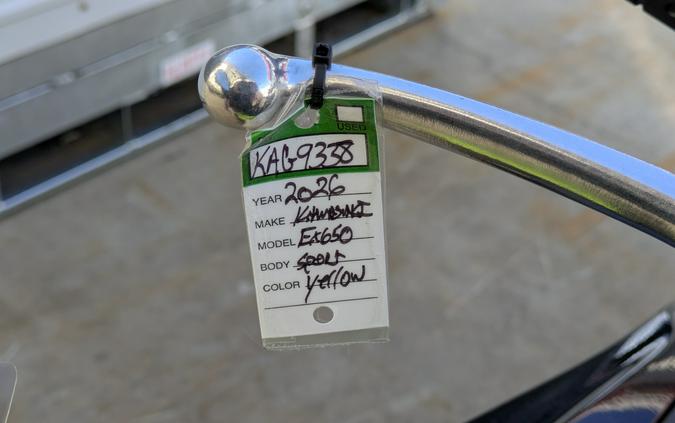 2026 Kawasaki Ninja 650 ABS