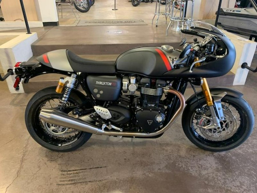 2020 Triumph Thruxton RS - Showcase Matte Storm Grey/Matte Silver Ice