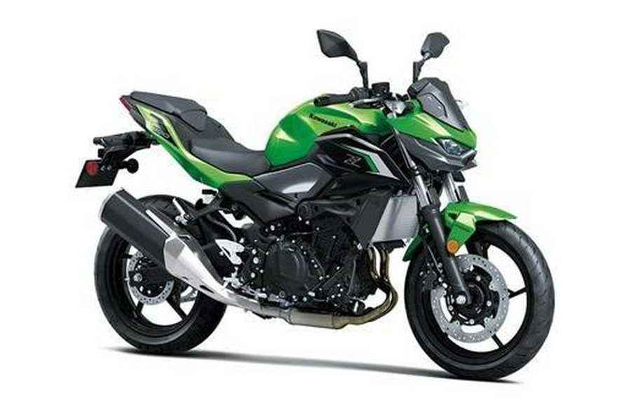 2024 Kawasaki Z500 ABS Candy Lime Green/Metallic Flat Spark Black/Metallic Matte Dark Gray