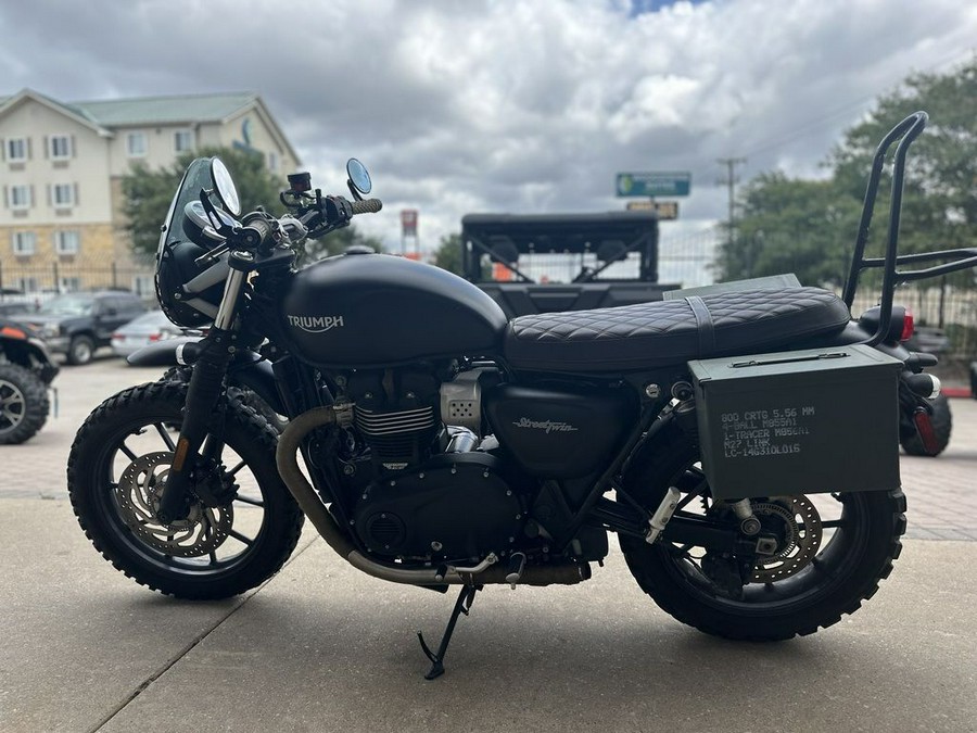 2018 Triumph Street Twin Jet Black