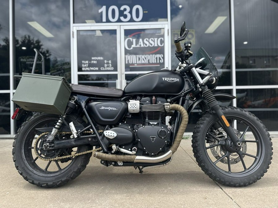 2018 Triumph Street Twin Jet Black