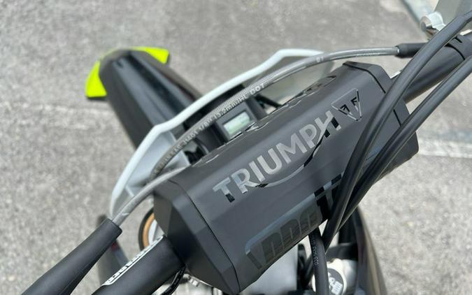 2025 Triumph TF 250-X Jet BlackPure White