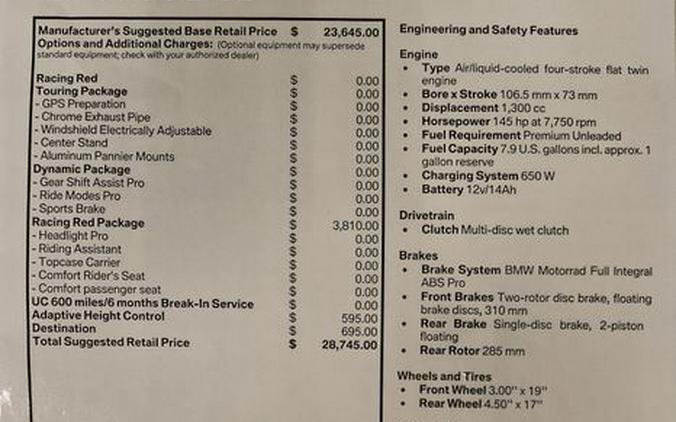 2026 BMW R 1300 GS Adventure
