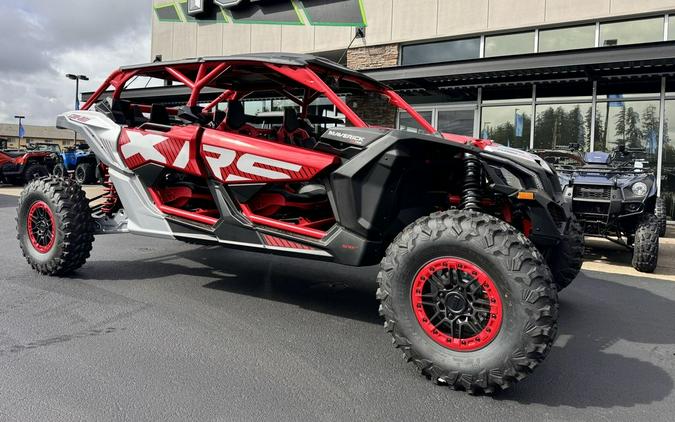 2025 Can-Am® Maverick X3 Max X RS Turbo RR With Smart-Shox Fiery Red & Hyper Silver