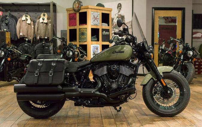 2025 Indian Super Chief Dark Horse Moss Green